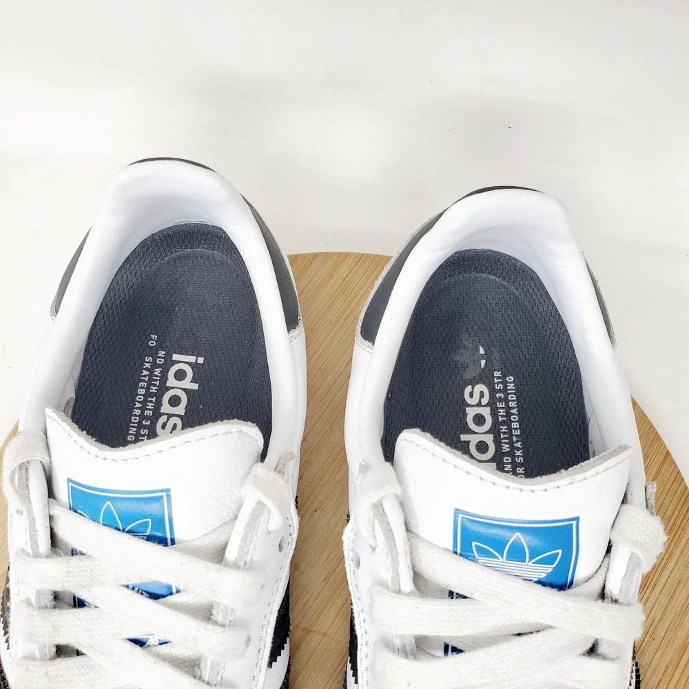 Adidas Samba OG Shoes Mens 5 White Black Gum Soccer Low Turf Indoor Sneaker
